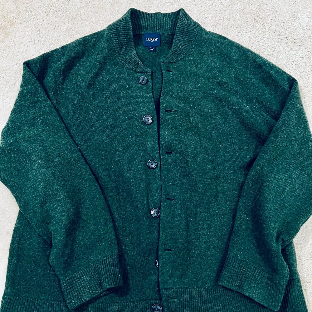 J. Crew mens Wool Sweater (XL), green